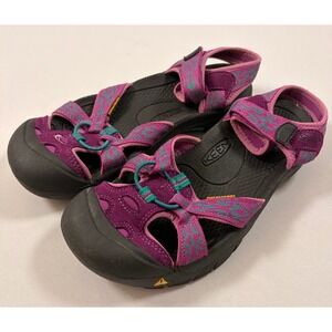 Keen Venice H2 Sport Sandals Womens 6 Purple Teal Waterproof Hiking Water Shoes